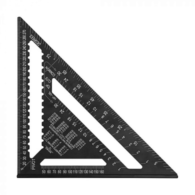 Алюминиевая треугольная линейка DKM12-17-12 DEKO 041-0262