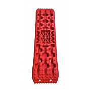 Сэнд-трак пластмассовый 105х30х11.5см усиленный с площадкой под домкрат, красный H-D HD-17269R