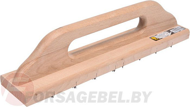 Рубанок по газобетону 80х400 мм деревянный зубчатый Vorel 05831