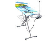 Доска гладильная НИКА 9, металл 1220х400, подрукавн, подс.п/утюг, полка д/белья, удлин+держ, цвета в ассортименте NIKA Н9