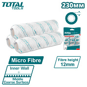 Сменный ролик для валика 230 мм TOTAL THRC56091203 (3 шт)