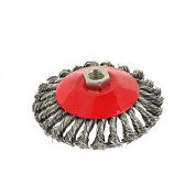 Щётка-крацовка получаша крученная 125 мм М14 Geko G00607