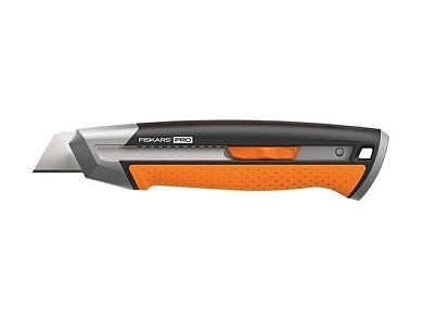 Нож с выдвижным, сменным лезвием 25 мм CarbonMax Fiskars 1027228