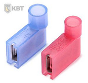 Разъем флажковый изолированный (мама) в нейлоновом корпусе РФИ-М(н) КВТ