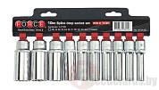 Набор глубоких головок Force 41014Q Spline (10-24 мм) 10 пр. 1/2''