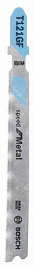 Пилка для лобзика T 121 GF Speed for Metal 5 шт. BOSCH (2608636712)