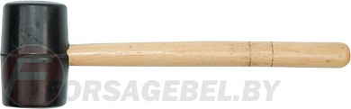 Молоток резиновый с деревянной ручкой d45 мм Vorel 33550