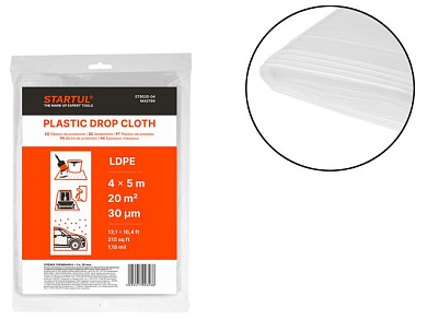 Пленка укрывная 4x5 м, 30 мкм STARTUL MASTER ST9035-04