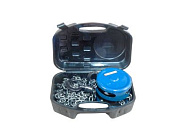 Таль механическая подвесная с фиксацией цепи натяжения, 1 т, длина цепи - 2.5 м в кейсе Forsage F-TRC9010S BIG