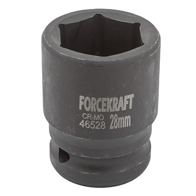 Ударная торцевая головка 28 мм. 6-гр. 3/4'' ForceKraft FK-46528