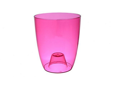 Кашпо ОРХИДЕЯ D160 мм, розовый IDEA М3149