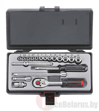 Набор инструментов 19 пр. 1/4'' Force 2203-72