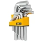 Набор Г-образных дюймовых ключей HEX (6-гр) 1/16"-3/4" 13 пр. JCB JCB-5137S