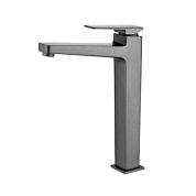 Смеситель для накладного умывальника, латунь, графит Ledeme L1178U