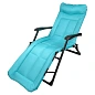 Шезлонг складной, голубой Forsage F-FG-HY-8000LB