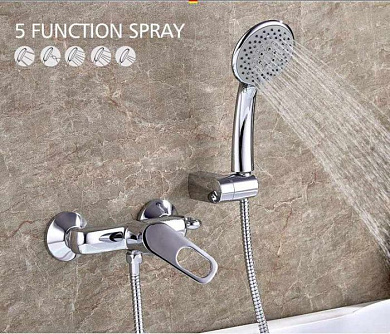 Смеситель для душа, латунь, хром Ledeme L2049