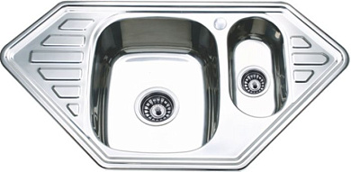 Кухонная мойка из нержавеющей стали, декорированная Ledeme L69550B-6