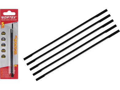 Набор бесштифтовых полотен 5 шт. WORTEX для ESS 1250 (Сталь 60Si2Mn)