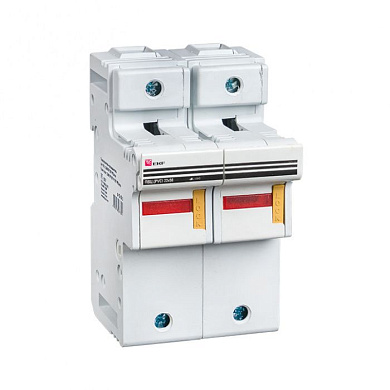 Предохранитель-разъединитель для ПВЦ 22x58 2P (с индикацией) EKF pr-22-58-2