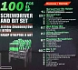 Набор отверток и бит 100 пр RockForce RF-10100+7