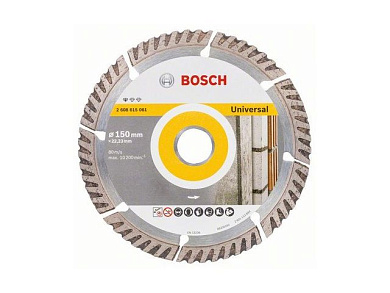 Алмазный круг Standart for Universal 150х22,23 мм BOSCH (2608615061)