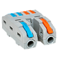 Строительно-монтажная клемма СМК 222-424 разветвительная 4 выхода 0,08-4 мм2 EKF plc-smk-422-4