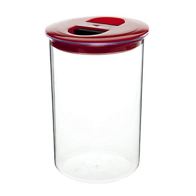 Банка для сыпучих продуктов круглая 1 л. Полимербыт 4329600