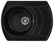 Мойка кухонная из мраморной крошки, черный, A01-22 Gerhans