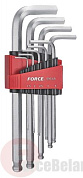 Набор 6-гр. длинных ключей с шаром Force 5093LB (1.5-10 мм) 9 пр.