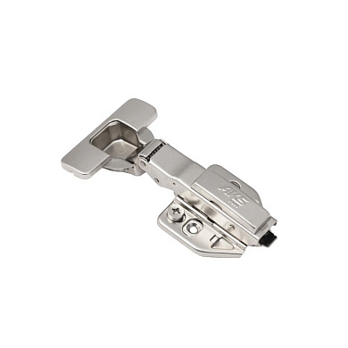 Петля накладная с доводчиком 48мм h3 clip-on 3D (саморезы, заглушки) AKS PLUS 91834