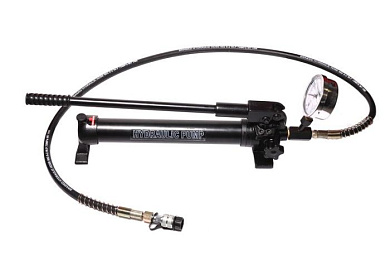 Насос гидравлический ручной с манометром, 20-700bar, емкость масла 1 л, L600 мм, ширина-120 мм, высота-240 мм ForceKraft FK-B700B