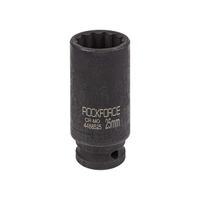 Головка ударная глубокая 25 мм, 12-гр., 1/2" RockForce RF-4488525