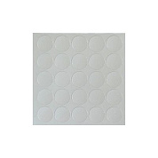 Заглушка самоприлипающая к конфирматам холодный серый (14302) (лист-25шт.) FOLMAG 80567