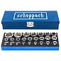 Набор головок 1/4''&1/2'' 25 пр. 6-гр. 4-32 мм Scheppach Sch-50121G