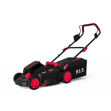 Газонокосилка аккумуляторная, 20В, шир кош 330мм, выс. кош 25-75мм, трав 30л. 1АКБ 4Ач, ЗУ PIT PLM20H-330B/1