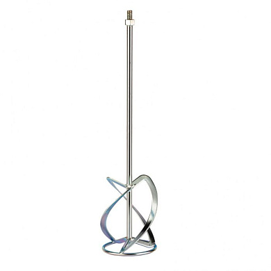 Насадка для миксера, для тяжелых растворов, 140 х 590 мм, оцинкованная, хвостовик резьба М14 Сибртех 848957