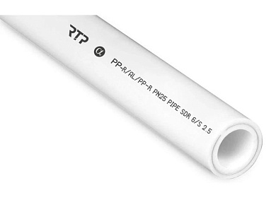 Труба ПП алюм. 25х4.2 PN25 бел. 4 м РосТурПласт 14366