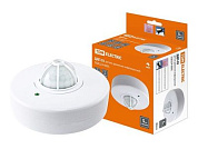 Датчик движения потолочный ДДП-02 1100Вт, 5-480с, 2-12м, 5+Лк, 160, сбоку+360, сверху гр, IP33 TDM SQ0324-0005