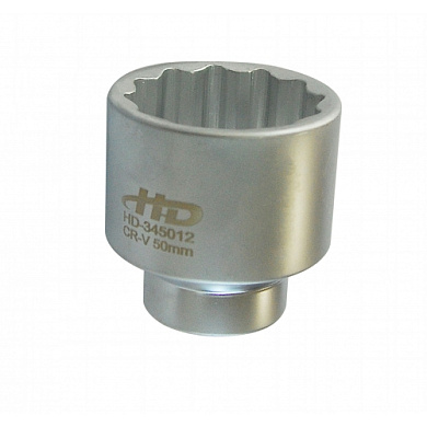 Головка торцевая 3/4" 12-гр 50 мм L68 мм CrV H-D HD-345012