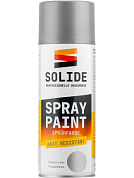 Краска-эмаль аэроз. термостойкая серебристый 400 мл SOLIDE SL-67605-1