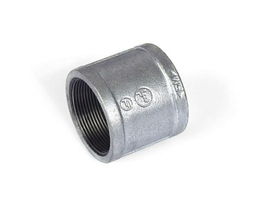 Муфта 1/2" вн.-вн. оцинкованн., 2 шт. инд. упак., AV Engineering AVEC450000012