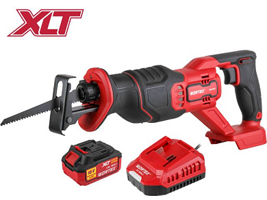 Аккум. сабельная пила CSR 1118-1 в кор. ALL1 XLT SET 18В, 4 Ач акб, дер. 110 мм, 18 В, 4 Ач акб, зу WORTEX 2335046