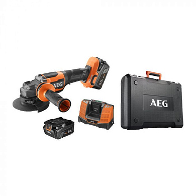 Углошлифмашина аккумуляторная BEWS 18-125BLPX2-502C AEG Powertools 4935480858