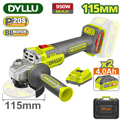 Углошлифмашина аккумуляторная DYLLU DTLAP5322