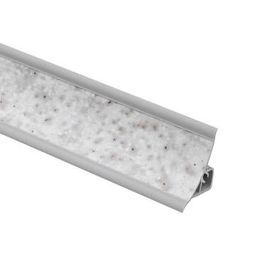 Плинтус ПВХ к столешнику LР арктик серо-голубой (108) (1шт=3м.п.) EL-MECH-PLAST 60615