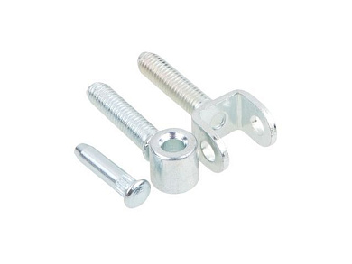 Петля ввертная ПВв1 1,25мм, цинк Starfix (с резьбой под металл) SMP-71203-1