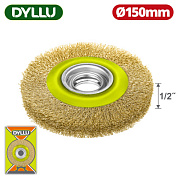 Щетка-насадка проволочная 150мм 1/2 " DYLLU DTCE7401