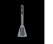 Лопатка кухонная Simple (серый) Полимербыт 4345505