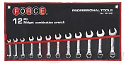 Набор комбинированных укороченных ключей 8-19 мм12 пр. Force 51214P