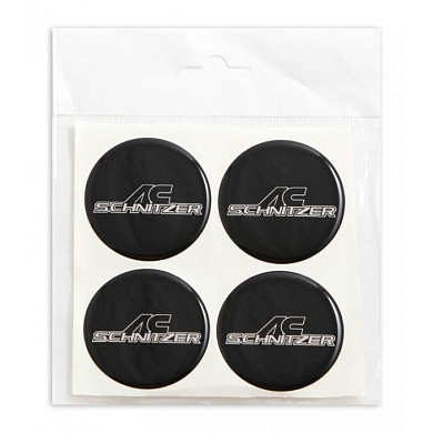 Наклейки на колпак СИЛИКОН 55мм SCHNITZER 4 пр KOTA